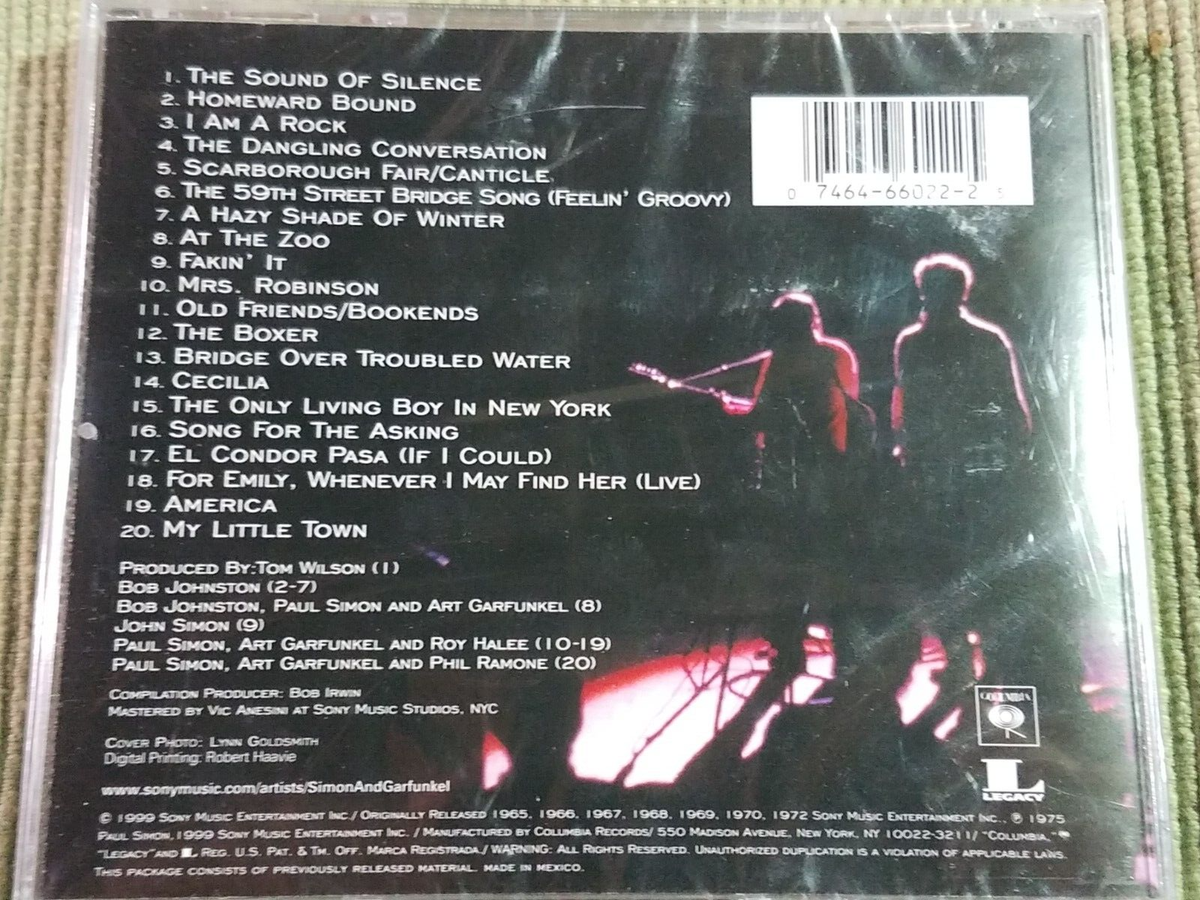 SIMON & GARFUNKEL 20 TRACK CD NEW FACTORY SEALED! FREE SHIPPING | eBay