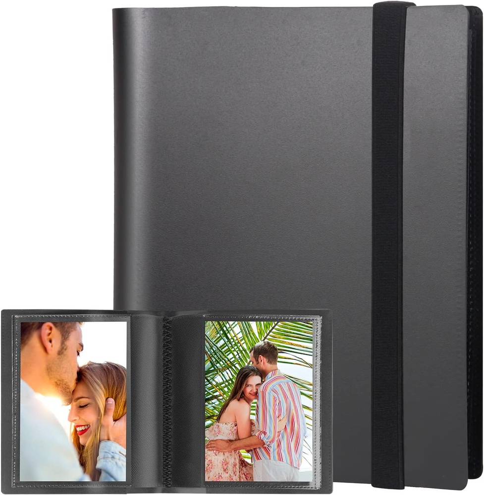 5X7 Small Photo Album Holds 64 Pictures, Mini 5X7 Photo Album Book, 5X7 Photo Al