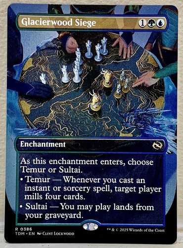 (BORDERLESS) Glacierwood Siege (0386) - Tarkir Dragonstorm (TDM) - MTG