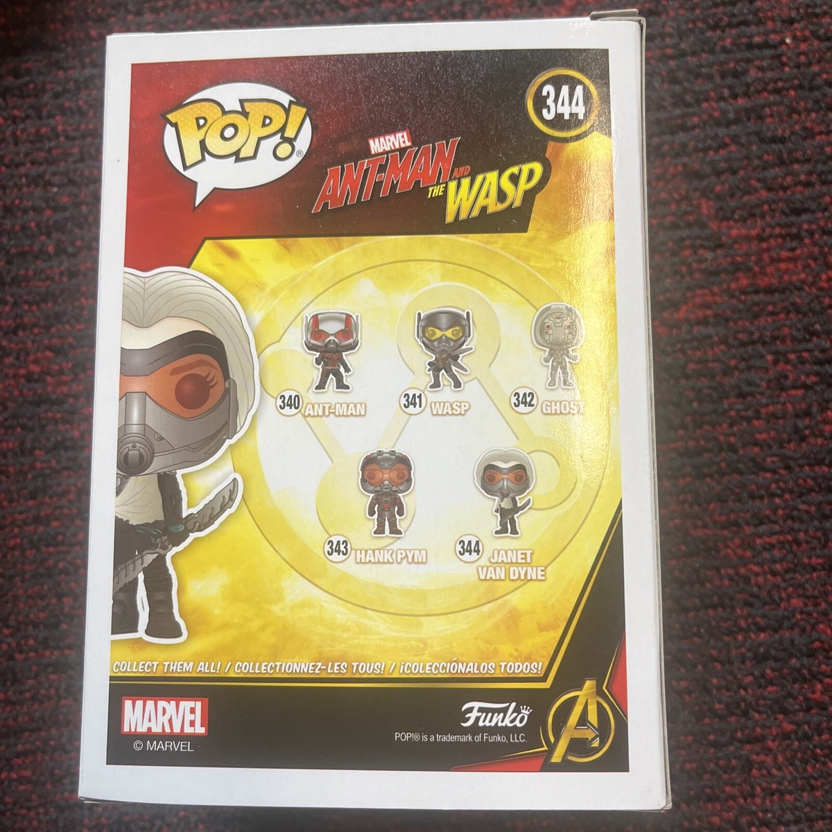 Funko Pop! Marvel: Ant-Man & The Wasp - Janet Van Dyne Sammlerfigur Als Bobblehead, Bunt
