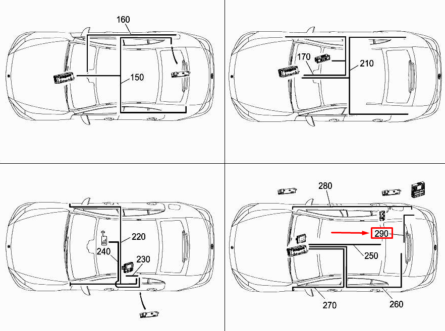 MERCEDES-BENZ CLS C257 Kabelbaum Zusatzheizung A2575407303