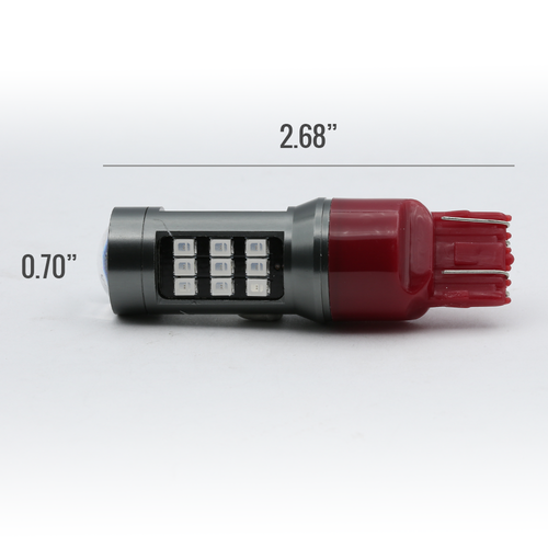 2X 3157 CK Rojo Estroboscópico Brillante Alerta Trasera Seguridad Luz de Freno/Bombillas de Estacionamiento - Imagen 3 de 7