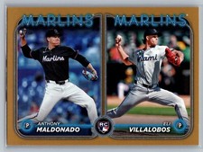 2024 Topps Update #US305 Eli Villalobos / Anthony Maldonado RCOM Gold /2024