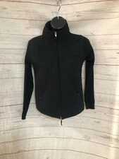 STO Susquehanna Trail Outfitters Petite Women’s Jacket Zipper Front Black Sz PM