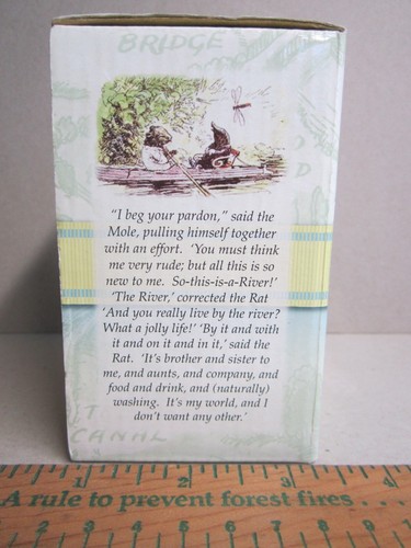 Wind in the Willows ON THE RIVER CVS 2002 Simple Pleasures EGG Lim Ed Mole Rat - Imagen 10 de 10