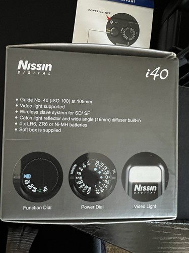 Nissin I40 For Fuji Film TTL Flash - Picture 10 of 10