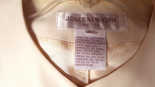 Jones New York Petite Ivory Suit Coat - 第 5/10 張圖片