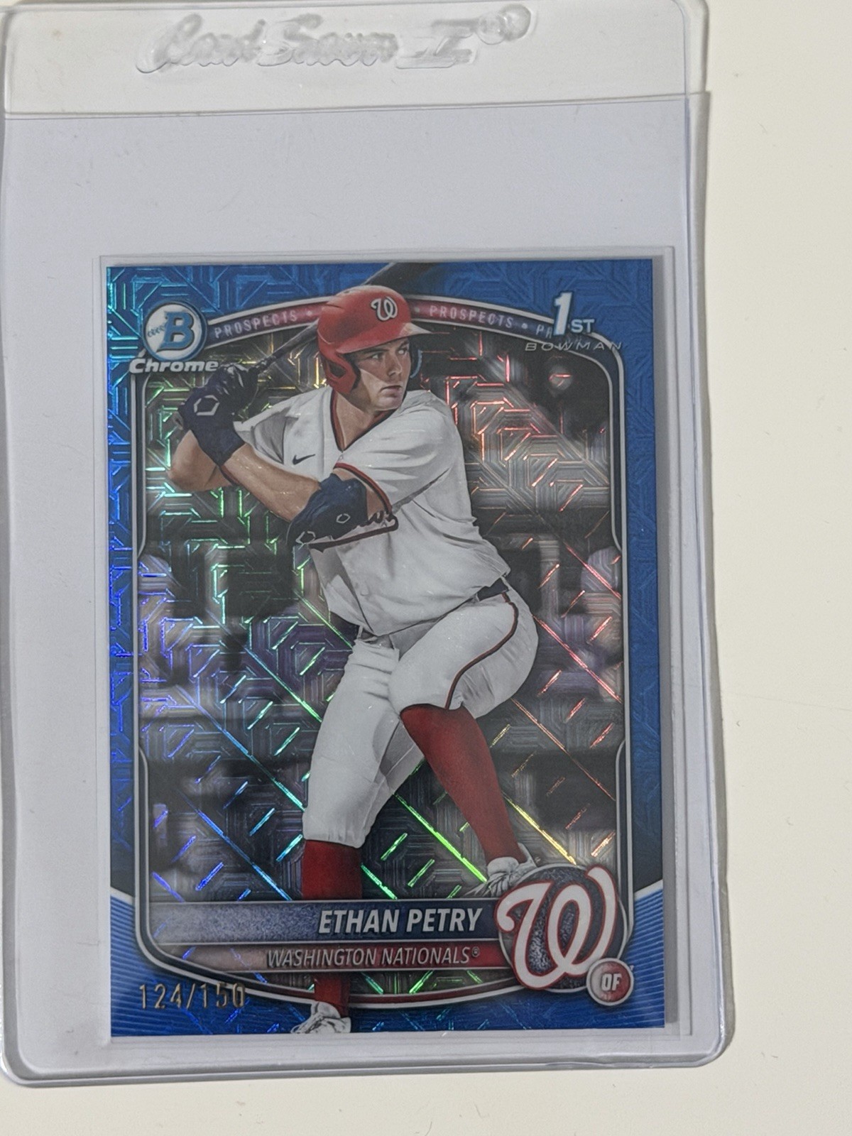 2025 Bowman Draft Chrome-Ethan Petry #BDC-151-Blue Mojo #124/150