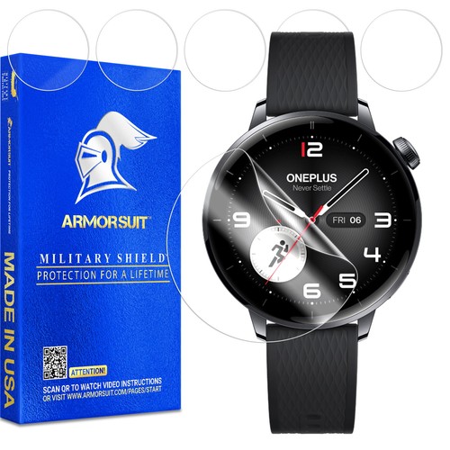 [6er Pack] ArmorSuit Displayschutzfolie für OnePlus Watch 3 (43mm) - Bild 7 von 8