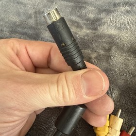 Official Sega Saturn Composite Cable - AV RCA Cord Authentic Genuine OEM