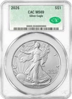 2026 American Silver Eagle CAC MS69