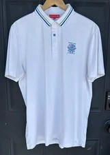Redvanly Polo Shirt Men’s Large White Golf Preppy Whistling Straits FLAWS