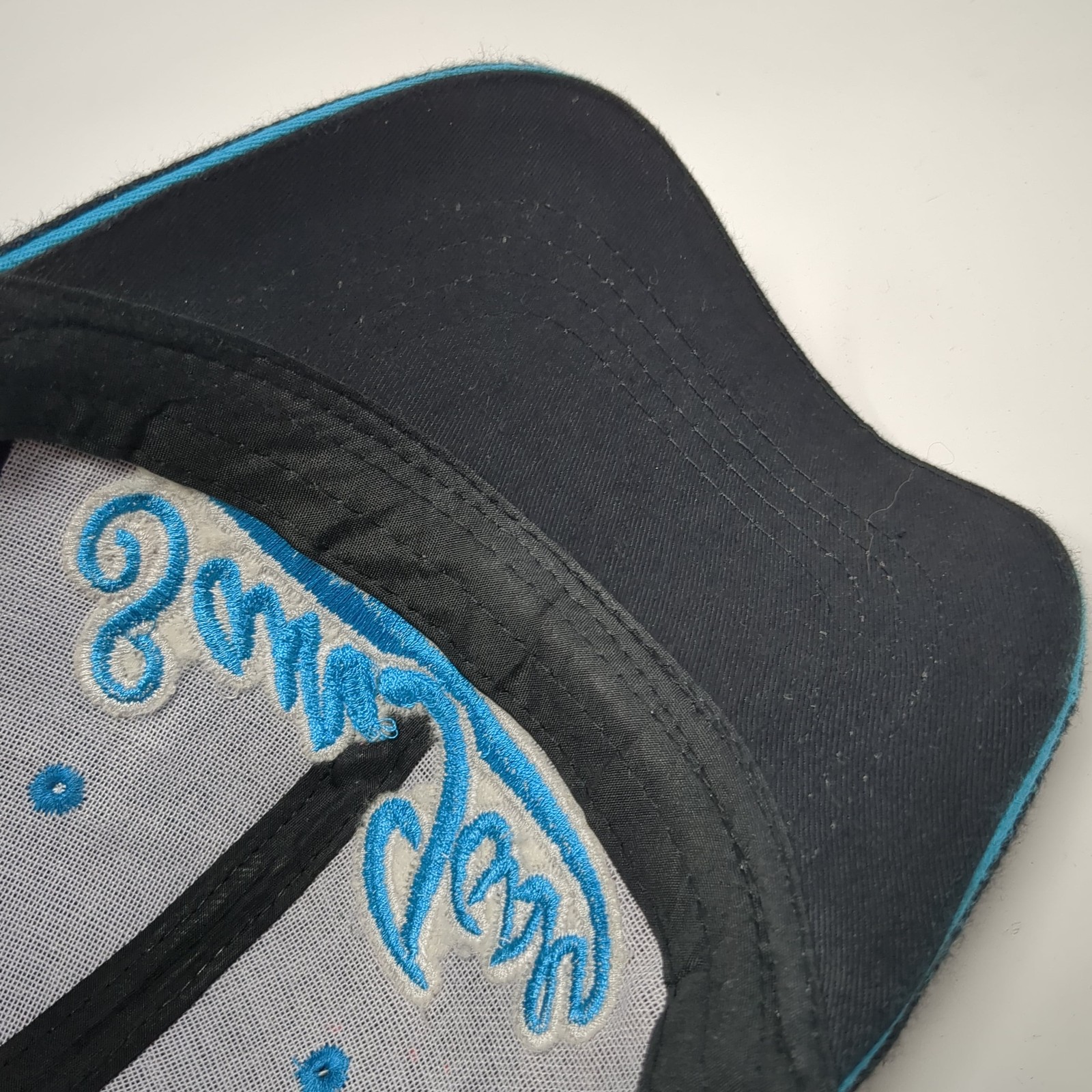 San Jose Strapback Hat Solid Black One Size Adjus… - image 8