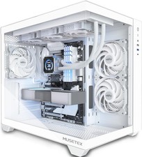 ATX PC Case, 360MM RAD Support, 3 x 120mm Non-ARGB Fans Pre-Installed, 270  F...