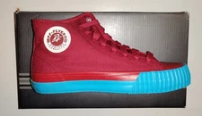 PF Flyer Center Hi Red Blue 6.5 M/8 W Retro Casual Sneakers PM12OH1V