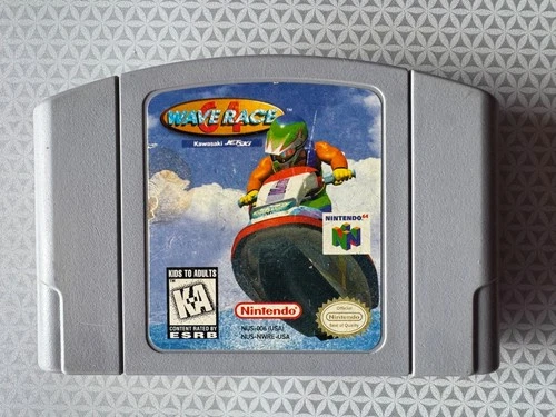 Wave Race 64 (Nintendo 64, 1996)  Authentic Tested N64 Game Cartridge