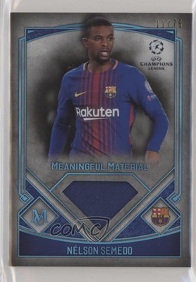 2017-18 Museum Collection UEFA Champions League Sapphire 11/75 Nelson Semedo a8r
