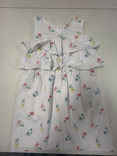 JANIE AND JACK WHITE FLORAL RUFFLES PARTY DRESS GIRLS SZ 10 - Picture 4 of 4