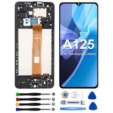 LCD Display For Samsung Galaxy A12 A125 Touch Screen Replacement Digitizer Frame