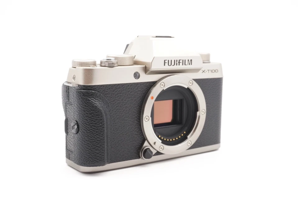 Fujifilm X-T100 Digitalkamera Kamera Body Graphit spiegellose Fuji - Refurbished - Bild 3 von 4