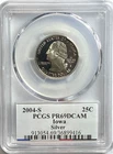2004 S 25c Washington Proof Silver Quarter Dollar Iowa PCGS PR69DCAM