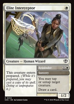 ELITE INTERCEPTOR // REJOINDER x4 mtg NM-M Secrets of Strixhaven 4 Common