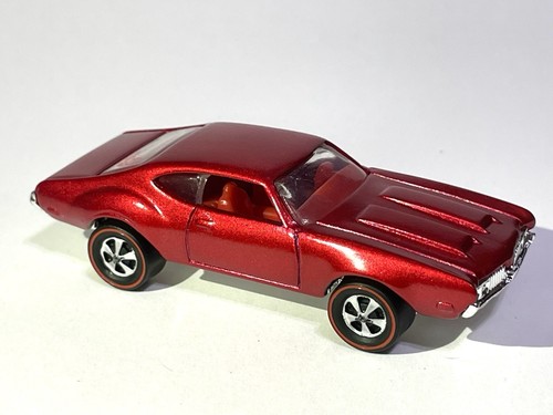 Hot Wheels Olds 442 CUSTOM MADE REDLINE 1995 60's Muscle CANDY APPLE RED ❤️