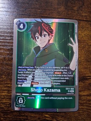 Digimon Card Game Shoto Kazama Super Rare Dawn of Liberator EX11-062 SR