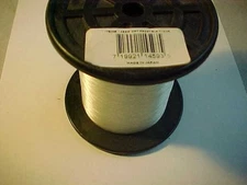 NEW  BULK SPOOL  CLAM CPT FROST CLEAR  8LB  2000 YDS LINE  FISHING ice
