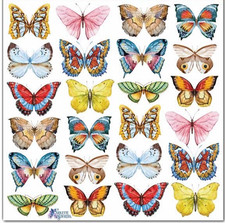 Violette Stickers Colorful Butterfly Crafts Planner Supply Scrapbook Spring Bug