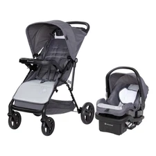 Baby Trend Venture Travel System with 4-Wheel Stroller – Grey (Desert Grey)