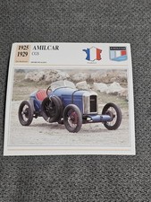 Amilcar CGS    - Geschichte & Technische Daten -  Karte (3)