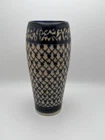 Rookwood Pottery Fishnet Design Vase Signed Hentschel Art Deco Geometric Pink