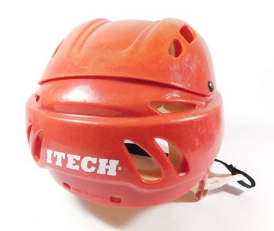 ITECH Red Ice Hockey Helmet