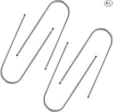4PCS Car Radio Removal Tool Kit, U-Shaped Stereo Release Pry To Size: U-Shaped