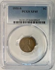 New Listing1931-S Lincoln Cent (Wheat Penny), PCGS XF-45, Key Date!