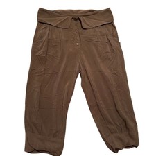 BCBGeneration Cropped Pants High Waist Button...