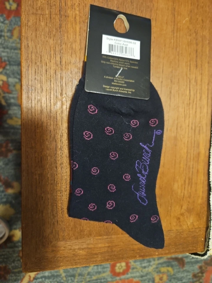 Calcetines Laurel Burch Cat nuevos con etiquetas Foto 3 de 3