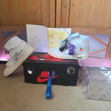 Nike Jordan 1 Retro High Virgil Abloh Archive VAA Alaska, UK - 8.5, Brand New