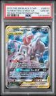 2019 POKEMON SM BLACK STAR PROMO #SM191 FULL ART/MEWTWO & MEW GX PSA 10