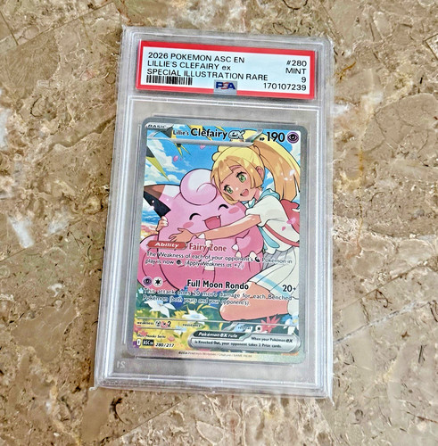 Lillie's Clefairy ex graded PSA 9 for sale on eBay
