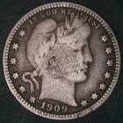 Barber Quarters Lot Of 6 Coins ~ Full Readable Dates - 90% Silver