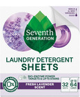 Laundry Detergent Sheets, up to 64 Loads, Fresh Lavender Scent, Removes Tough St