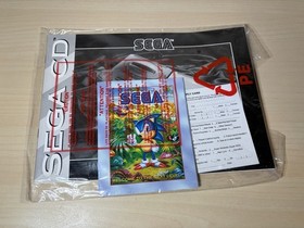 Sega CD Action System Black Game Console Tomcat Alley Set Complete Excellent