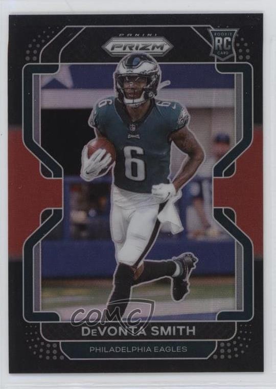 2021 Panini Chronicles Prizm Black Red Prizm 78/99 DeVonta Smith #PB-8 1cc7