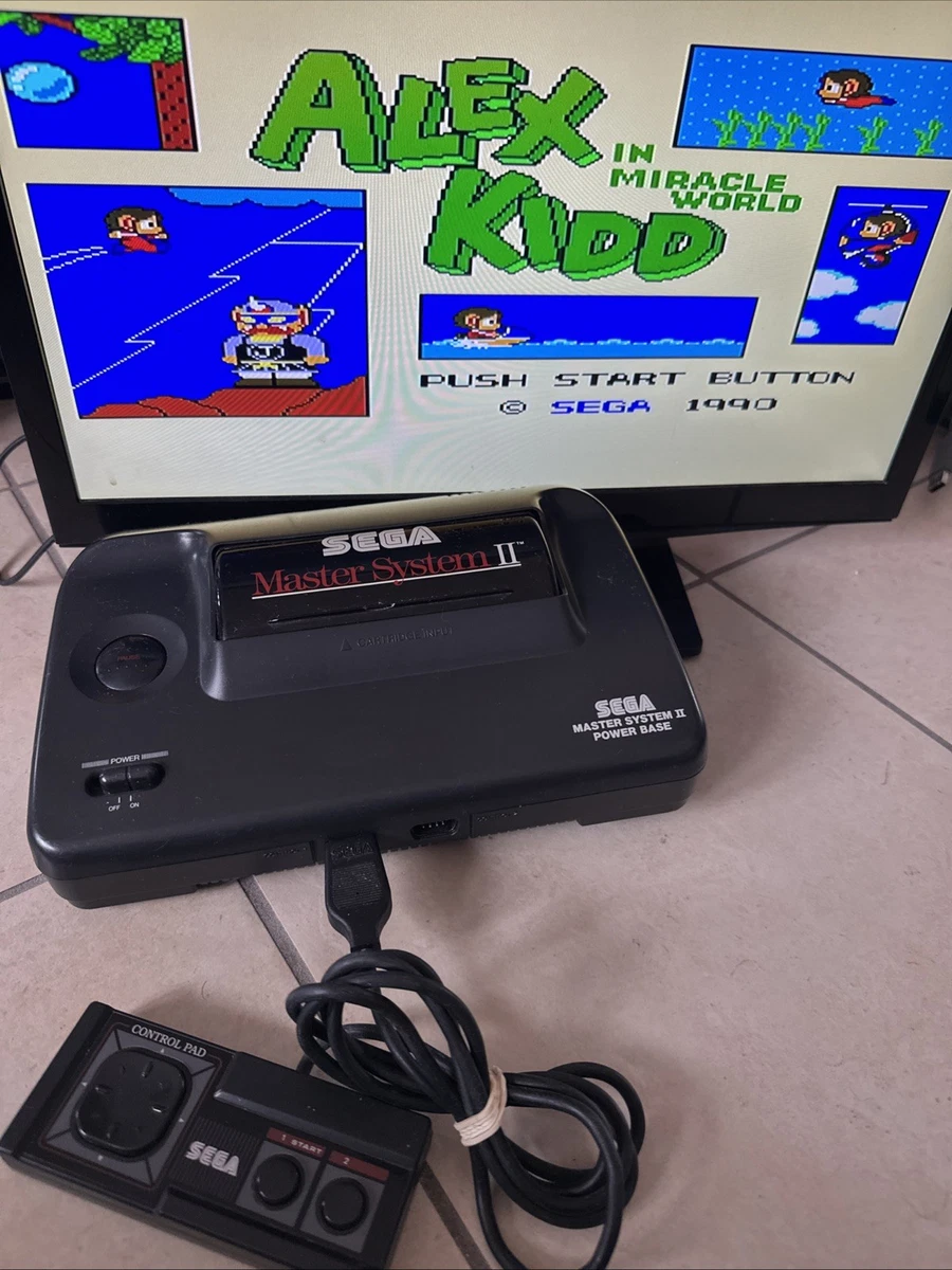 Console Sega Master System 2 HS – Pour Pièces Ou Réparation (câble Abîmé)