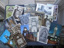 20 Postkarten Uhren, astronomisch, Kirche Rou...