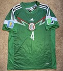 2014 World Cup Mexico Home Jersey Short Sleeve #4 Rafa Marquez - Size X-Large