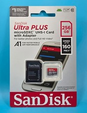 SanDisk Ulrta PLUS microSDXC UHS 1 With Adapter 256 GB Flash Drive