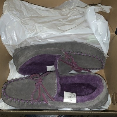 LL Bean L.L. Bean Wicked Good Slipper  - Kids 4 Narrow Graphite